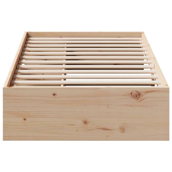 vidaXL daybed uden madras 90x200 cm massivt fyrretræ