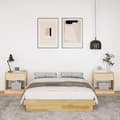 Miniatyrbilde 5 av 11: vidaXL Sengeramme uten Madrass 120x200 cm Heltre Eik