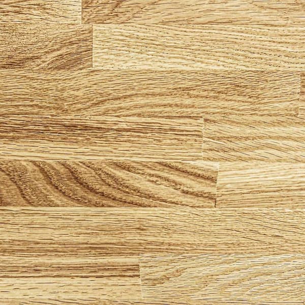 vidaXL Sengeramme med hovedgærde uden madras 150x200 cm Massivt træ Eg
