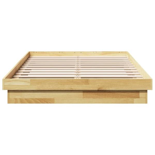 vidaXL Sängynrunko ilman patjaa 120x190 cm massiivipuutammea