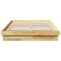 Miniatyrbilde 7 av 11: vidaXL Sengeramme uten Madrass 120x190 cm Heltre Eik