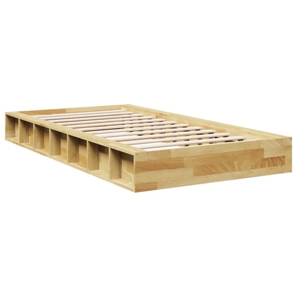 vidaXL Sengeramme uten Madrass 80x200 cm Heltre Eik