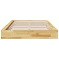 Miniatyrbilde 7 av 11: vidaXL Sengeramme uten Madrass 120x190 cm Heltre Eik