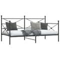 Miniatyrbillede 5 af 11: vidaXL daybed uden madras 100x200 cm stål sort