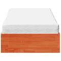 Miniatyrbillede 7 af 11: vidaXL daybed med madras 100x200 cm massivt fyr gyldenbrun