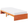 Miniatyrbillede 9 af 11: vidaXL daybed med madras 100x200 cm massivt fyr gyldenbrun