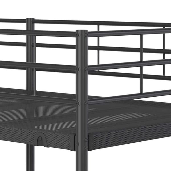 vidaXL Kerrossänky ilman patjaa musta 75x190 cm teräs