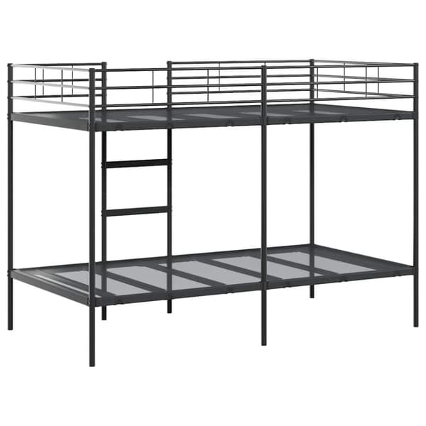 vidaXL Kerrossänky ilman patjaa musta 100x200 cm teräs