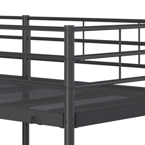 vidaXL Kerrossänky ilman patjaa musta 100x200 cm teräs