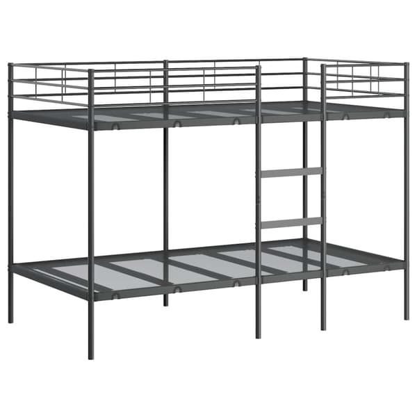 vidaXL Kerrossänky ilman patjaa musta 100x200 cm teräs