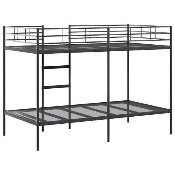 vidaXL Kerrossänky ilman patjaa musta 107x203 cm teräs