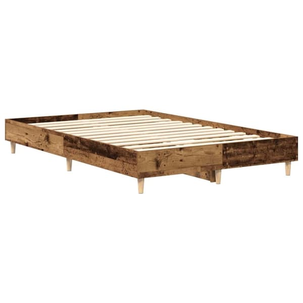 vidaXL Sengeramme uten madrass gammelt tre 120x200 cm konstruert tre