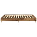 Miniatyrbilde 7 av 11: vidaXL Sengeramme uten madrass gammelt tre 150x200 cm konstruert tre