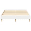 Miniatyrbilde 6 av 11: vidaXL Sengeramme uten madrass hvit 120x200 cm konstruert tre