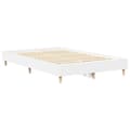 Miniatyrbilde 8 av 11: vidaXL Sengeramme uten madrass hvit 120x200 cm konstruert tre