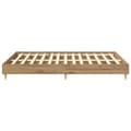 Miniatyrbilde 7 av 11: vidaXL Sengeramme uten madrass artisan eik 150x200 cm konstruert tre