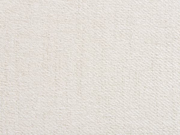 Dubbelsäng Off-White Tygklädsel 180 x 200 cm Spjälbotten med Tjockt Vadderad Huvudgavel Fotbräda