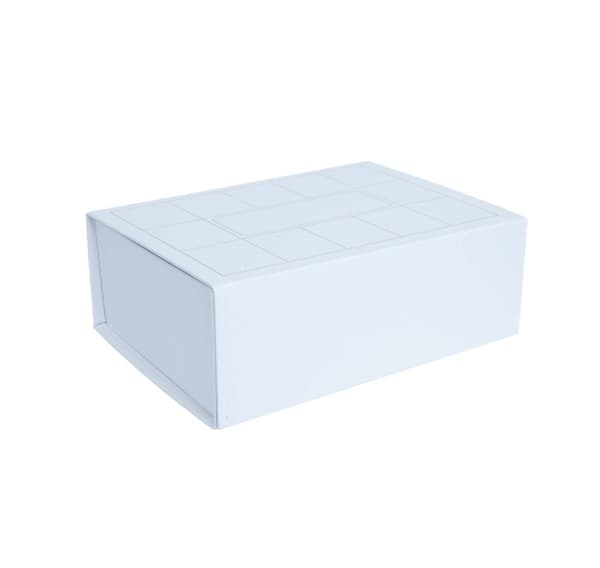 Papirkasse TRUDY 20x14x7cm foldbar, hvid