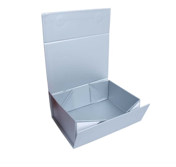 Paperilaatikko TRUDY 35x25x11cm taitettava, harmaa