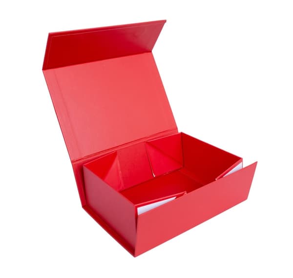 Papirkasse TRUDY 35x25x11cm foldbar, rød