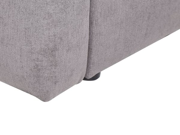 Dobbeltseng med oppbevaring Taupe Stoff 160 x 200 cm Bonellfjærmadrass Moderne design Kontinentalseng Soverom