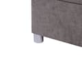 Miniatyrbilde 10 av 11: Dobbeltseng med oppbevaring Taupe Stoff 180 x 200 cm Bonellfjærmadrass Moderne design Kontinentalseng Soverom