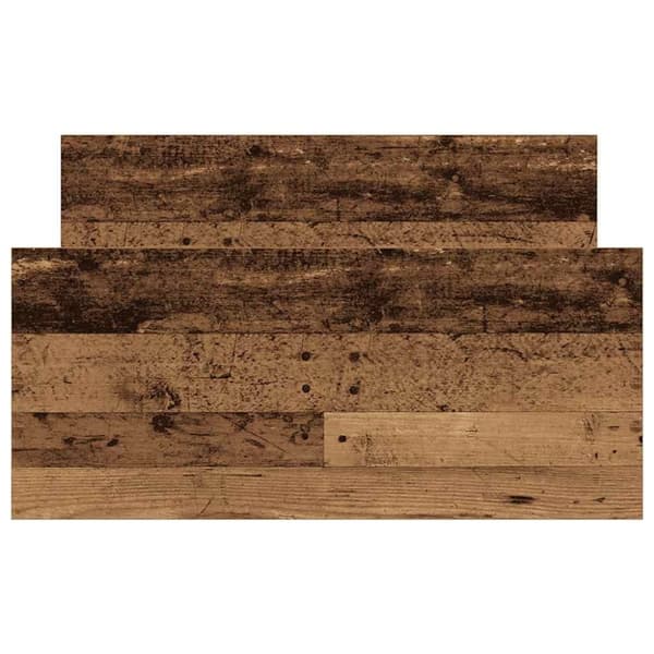 vidaXL Sängram utan madrass gammalt trä 100x200cm konstruerat trä