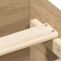 Miniatyrbilde 9 av 11: vidaXL Sengeramme uten madrass artisan eik 100x200 cm konstruert tre
