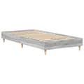 Pikkukuva 8 / 11: vidaXL Sängynrunko Ei Patjaa Harmaa Sonoma 100x200 cm Suunniteltu puu