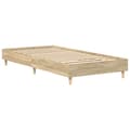 Pikkukuva 5 / 11: vidaXL sängynrunko ilman patjaa Sonoma tammi 90x200 cm suunniteltu puu