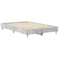 Pikkukuva 8 / 10: vidaXL Sängynrunko Ei Patjaa Betoni Harmaa 120x200 cm Suunniteltu puu