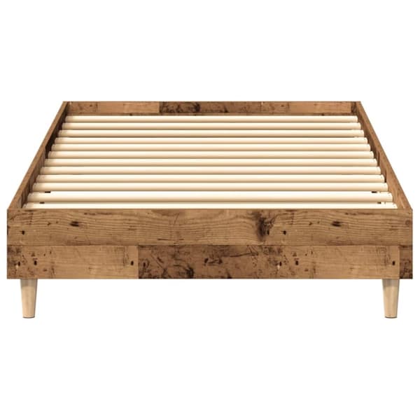 vidaXL Sengeramme uten madrass gammelt tre 100x200 cm konstruert tre