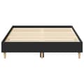 Miniatyrbilde 6 av 11: vidaXL Sengeramme uten madrass svart 135x190 cm konstruert tre