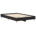 Miniatyrbilde 8 av 11: vidaXL Sengeramme uten madrass svart 135x190 cm konstruert tre