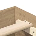 Miniatyrbilde 9 av 11: vidaXL Sengeramme uten madrass artisan eik 90x200 cm konstruert tre