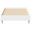 Pikkukuva 5 / 10: vidaXL Sängynrunko Ei Patjaa Valkoinen 90x190 cm Engineered Wood