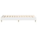 Pikkukuva 6 / 10: vidaXL Sängynrunko Ei Patjaa Valkoinen 90x190 cm Engineered Wood