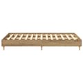 Miniatyrbilde 7 av 11: vidaXL Sengeramme uten madrass artisan eik 120x190 cm konstruert tre