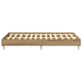 Miniatyrbilde 7 av 11: vidaXL Sengeramme uten madrass artisan eik 135x190cm konstruert tre