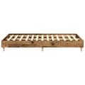 Miniatyrbilde 7 av 11: vidaXL Sengeramme uten madrass gammelt tre 140x190 cm konstruert tre