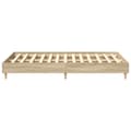 Miniatyrbilde 7 av 11: vidaXL Sengeramme uten madrass sonoma eik 140x190 cm konstruert tre