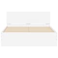 Miniatyrbillede 8 af 11: vidaXL sengeramme med sengegavl og LED-lys 120x200 cm hvid
