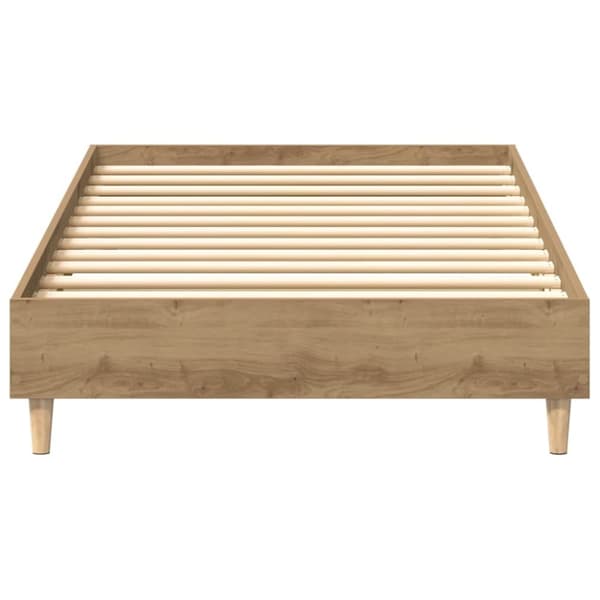 vidaXL Sängynrunko Ei Patjaa Artisan Oak 75x190 cm Engineered Wood