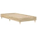 Miniatyrbilde 5 av 11: vidaXL Sengeramme uten madrass sonoma eik 90x190 cm konstruert tre