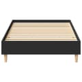 Miniatyrbilde 6 av 11: vidaXL Sengeramme uten madrass svart 75x190 cm konstruert tre
