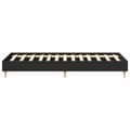 Miniatyrbilde 7 av 11: vidaXL Sengeramme uten madrass svart 75x190 cm konstruert tre