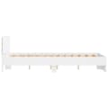 Miniatyrbillede 9 af 11: vidaXL sengeramme med sengegavl og LED-lys 140x190 cm sonoma-eg