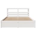 Miniatyrbilde 5 av 11: vidaXL Sengeramme med hodegavl hvit 160x200 cm heltre furu
