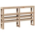Miniatyrbilde 7 av 11: vidaXL Sengeramme med hodegavl 160x200 cm heltre furu