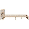 Miniatyrbilde 8 av 11: vidaXL Sengeramme med hodegavl 160x200 cm heltre furu